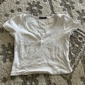 white brandy melville zelly top